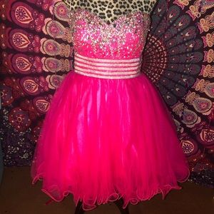 Pink Hoco Dress